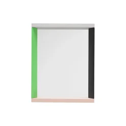 Hot Vitra Colour Frame Mirror Small, green/pink