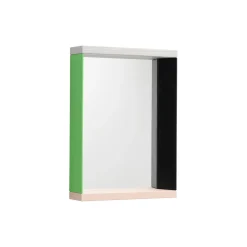 Hot Vitra Colour Frame Mirror Small, green/pink