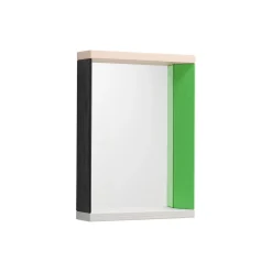 Hot Vitra Colour Frame Mirror Small, green/pink
