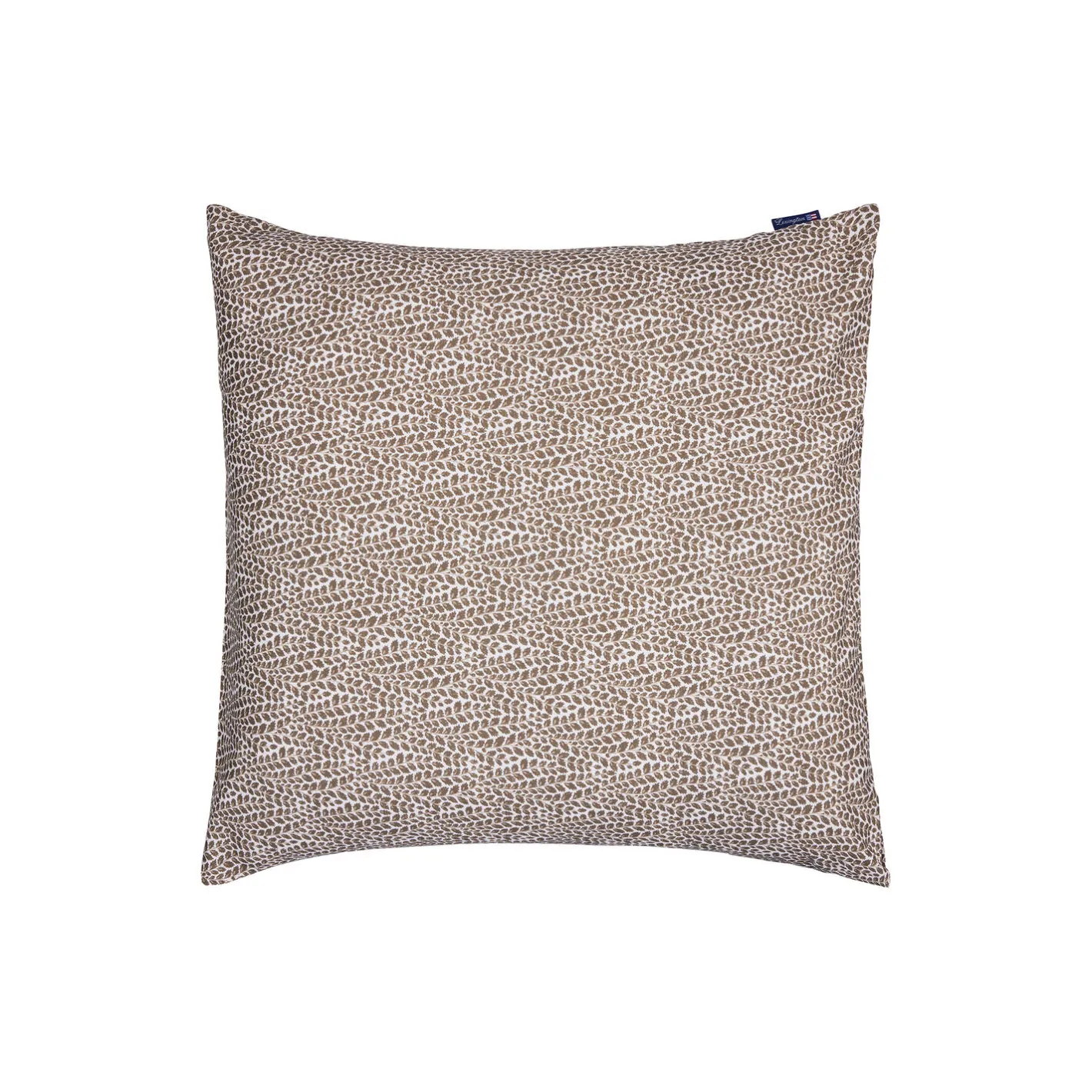 Lexington Cotton Sateen Pillowcase, stone/white/beige> Sengetøj