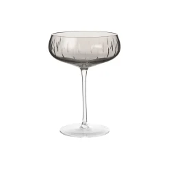 Hot Louise Roe Crystal champagne coupe, smoke