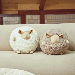 NATURES Collection Cute Sheep rund pude Ø 34 cm,><noscript><img width=
