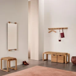 Outlet Skagerak by Fritz Hansen Cutter Mirror, teak