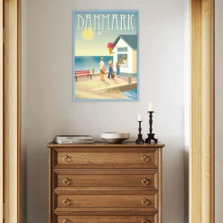 Sale ViSSEVASSE Danmark Ishuset plakat
