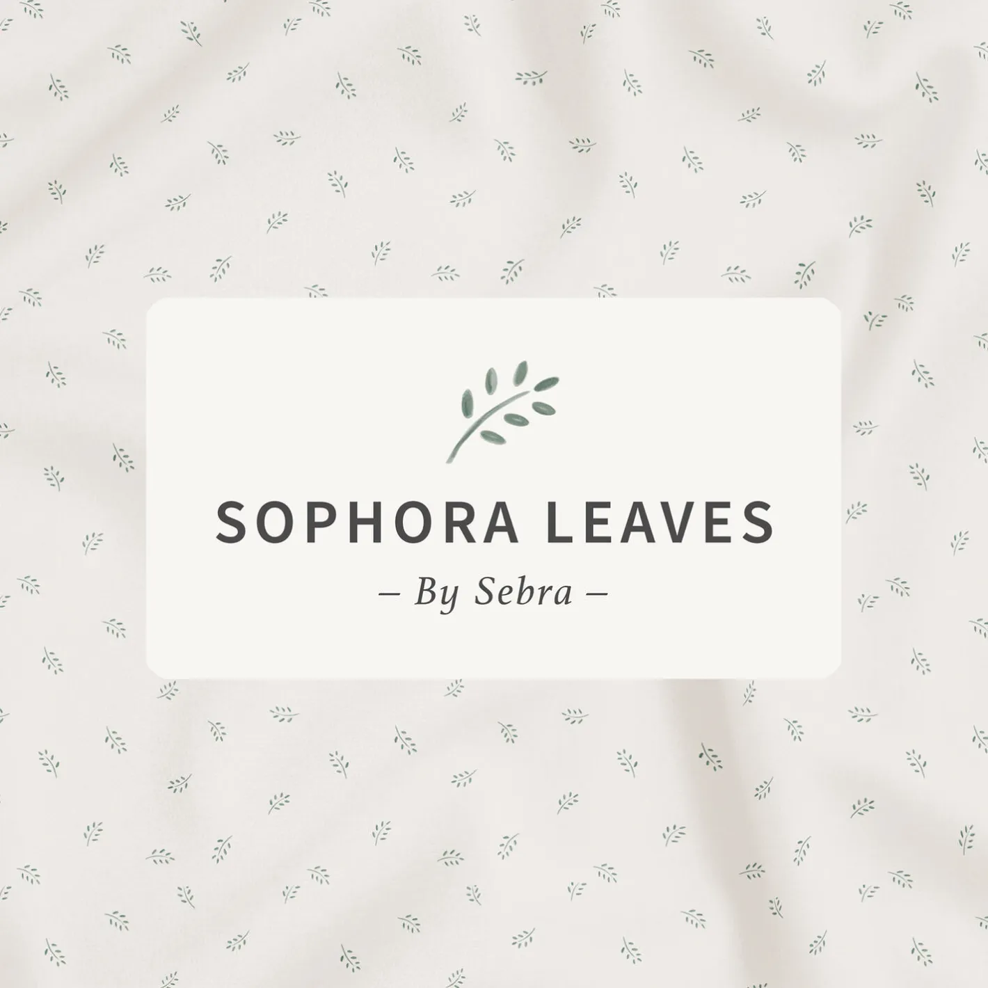 Best Sebra 2-delt juniorsengetøj, sophora leaves