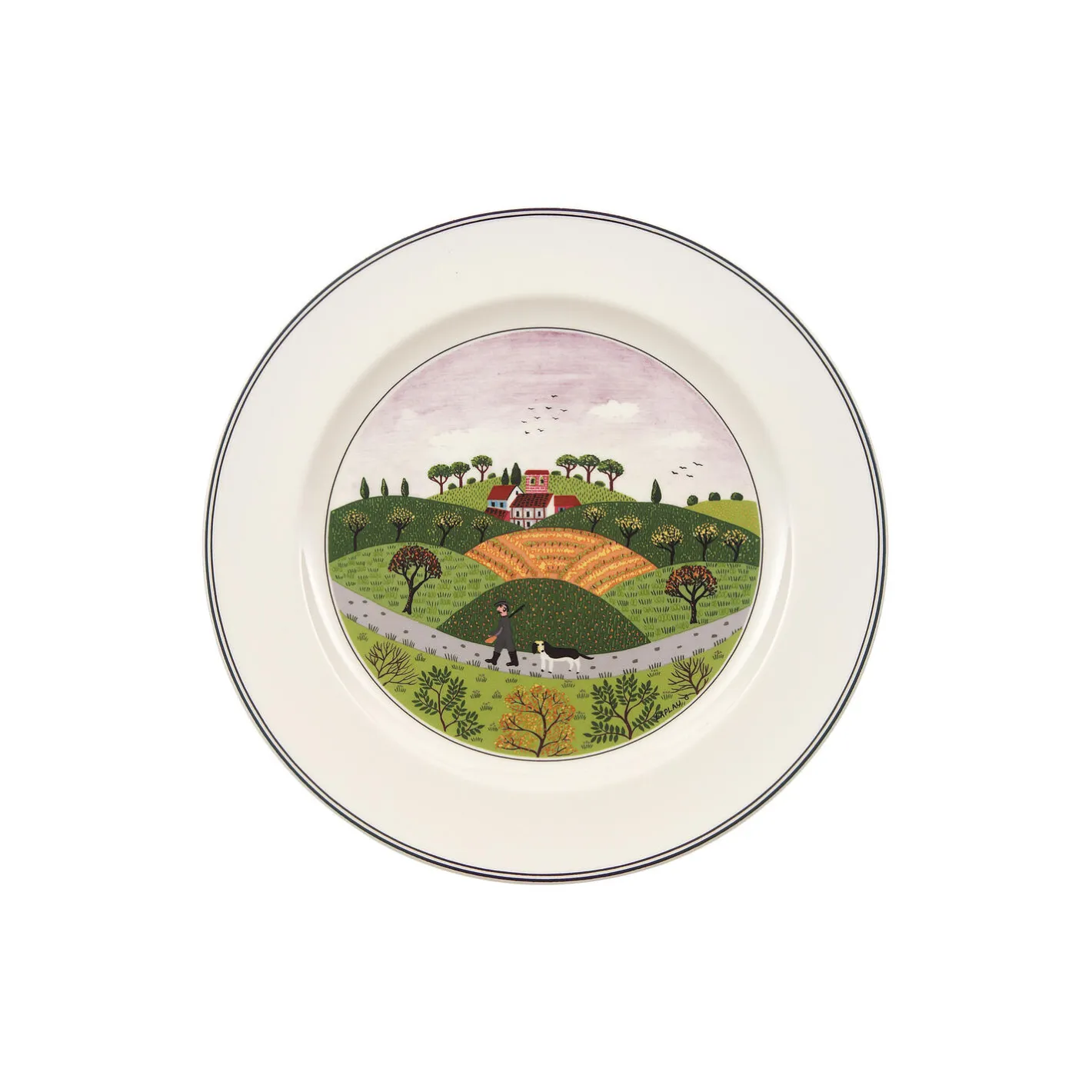 Villeroy & Boch Design Naif tallerken Ø 27 cm, huntsman> Tallerkener
