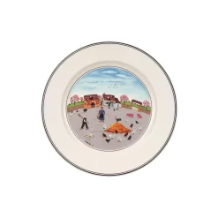 Outlet Villeroy & Boch Design Naif tallerken Ø 21 cm, poultry farm