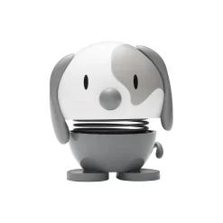 Hoptimist Dog, gool grey> Figurer & Glaskunst