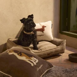 Lexington Dog Pillow, lt beige multi> Pyntepuder & Hynder