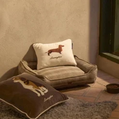 Lexington Dog Pillow, lt beige multi><noscript><img width=
