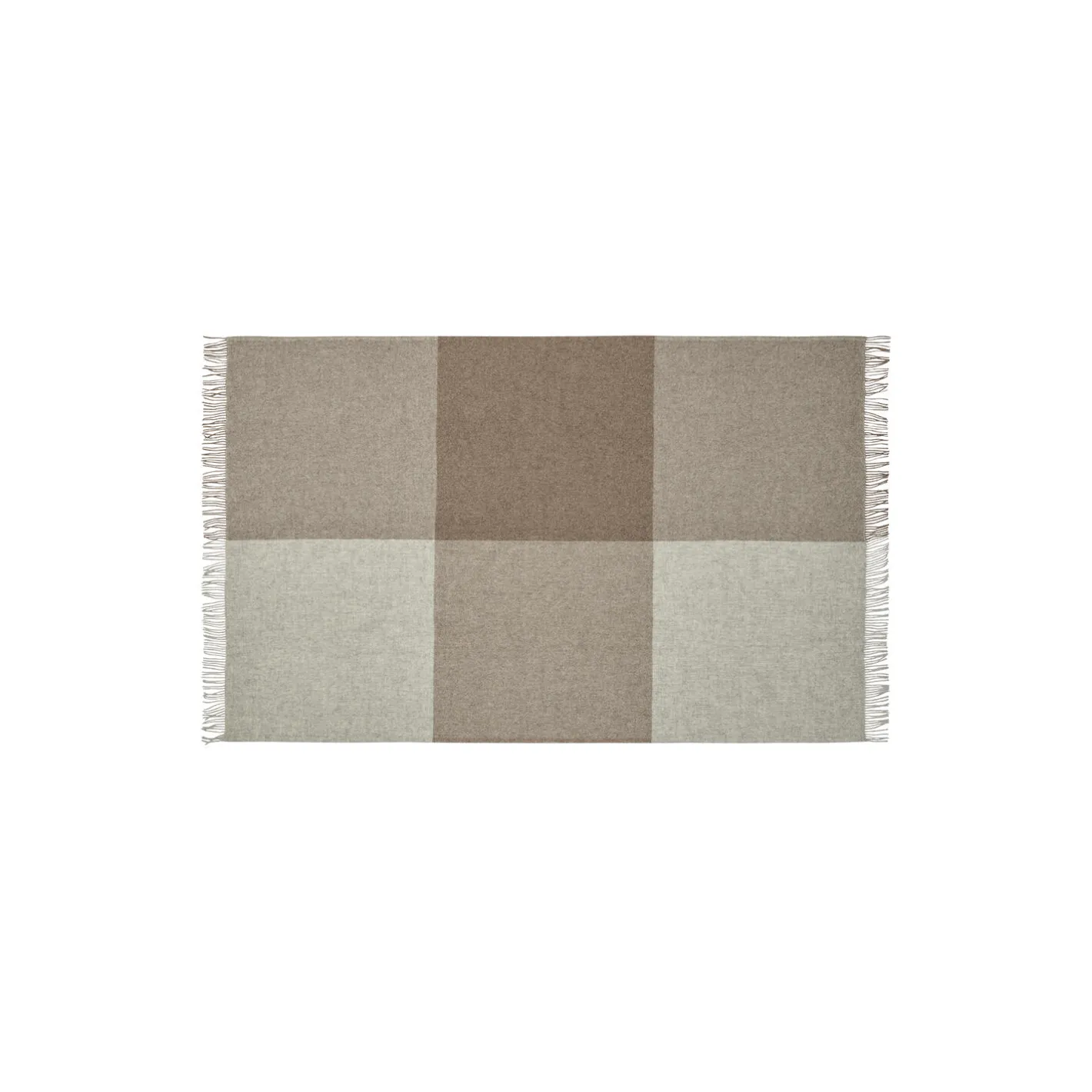New Silkeborg Uldspinderi Drejø plaid, 05208 camel