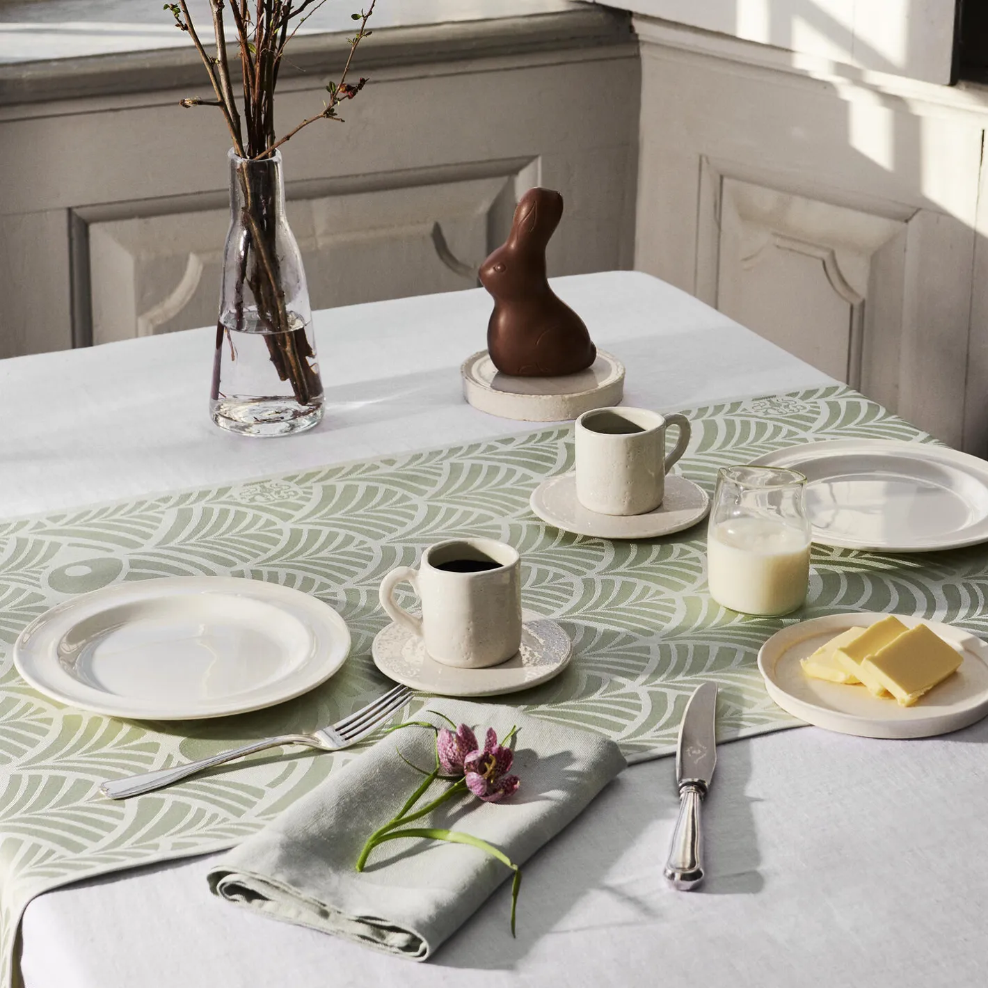 Discount Georg Jensen Damask EASTER bordløber, light green light green, light green