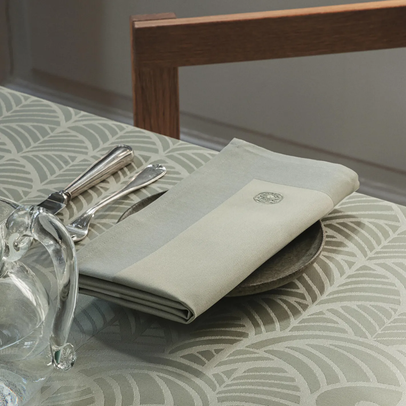 New Georg Jensen Damask EASTER damaskdug, light green