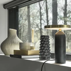Villa Collection Eik vase L, creme> Vaser