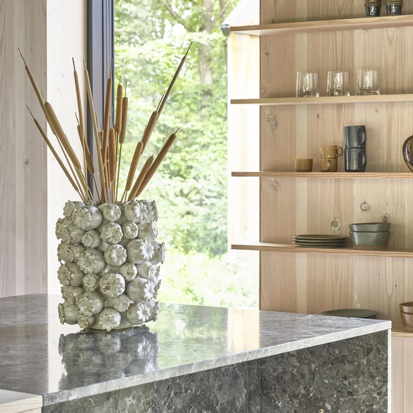 New Villa Collection Elha vase/skjuler, creme