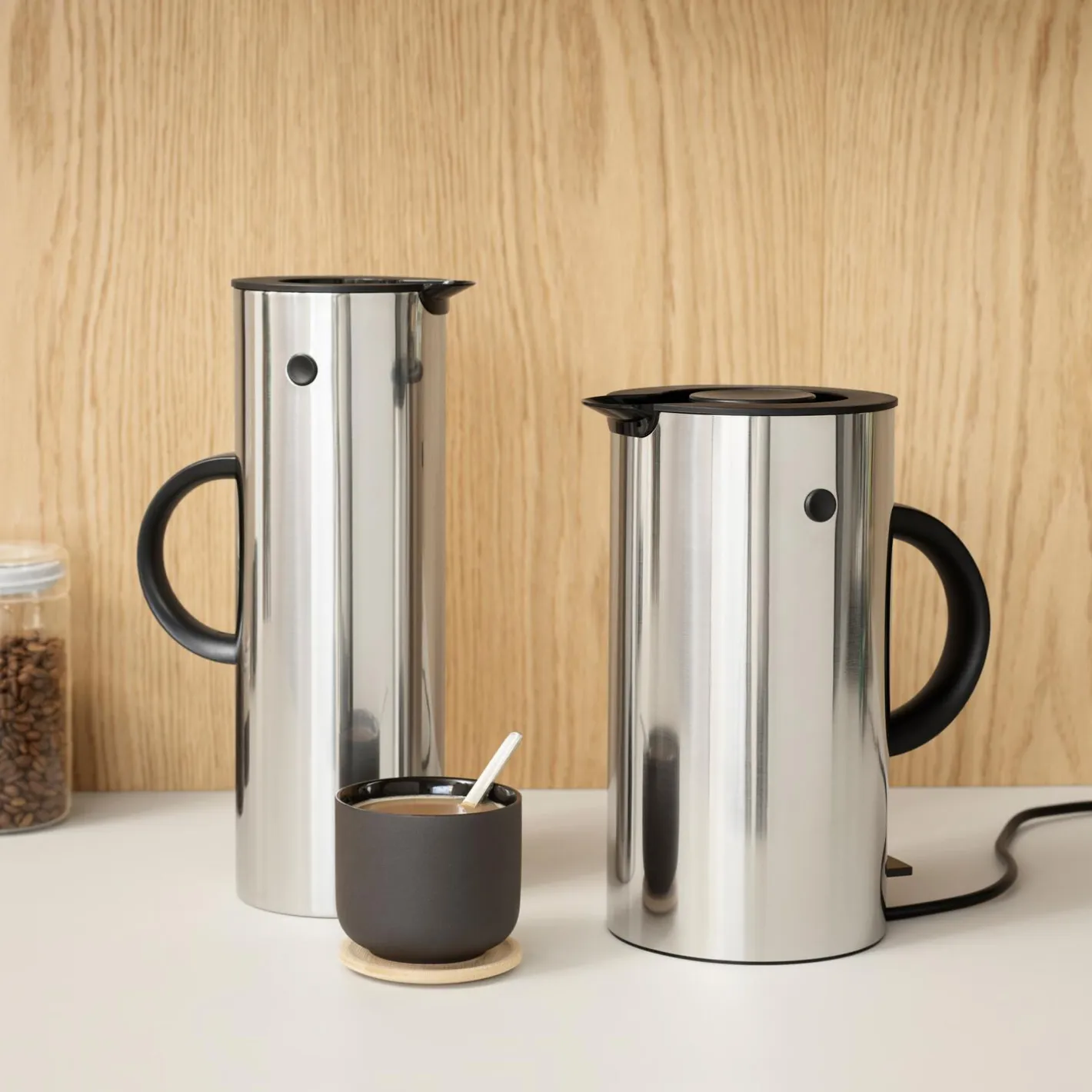New Stelton EM77 termokande 1 L, steel steel, steel, steel, steel, steel