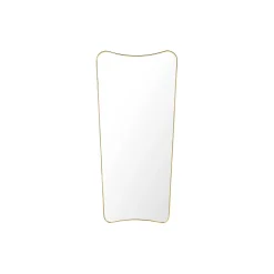 GUBI F.A. 33 Wall Mirror, polished brass> Vægspejle