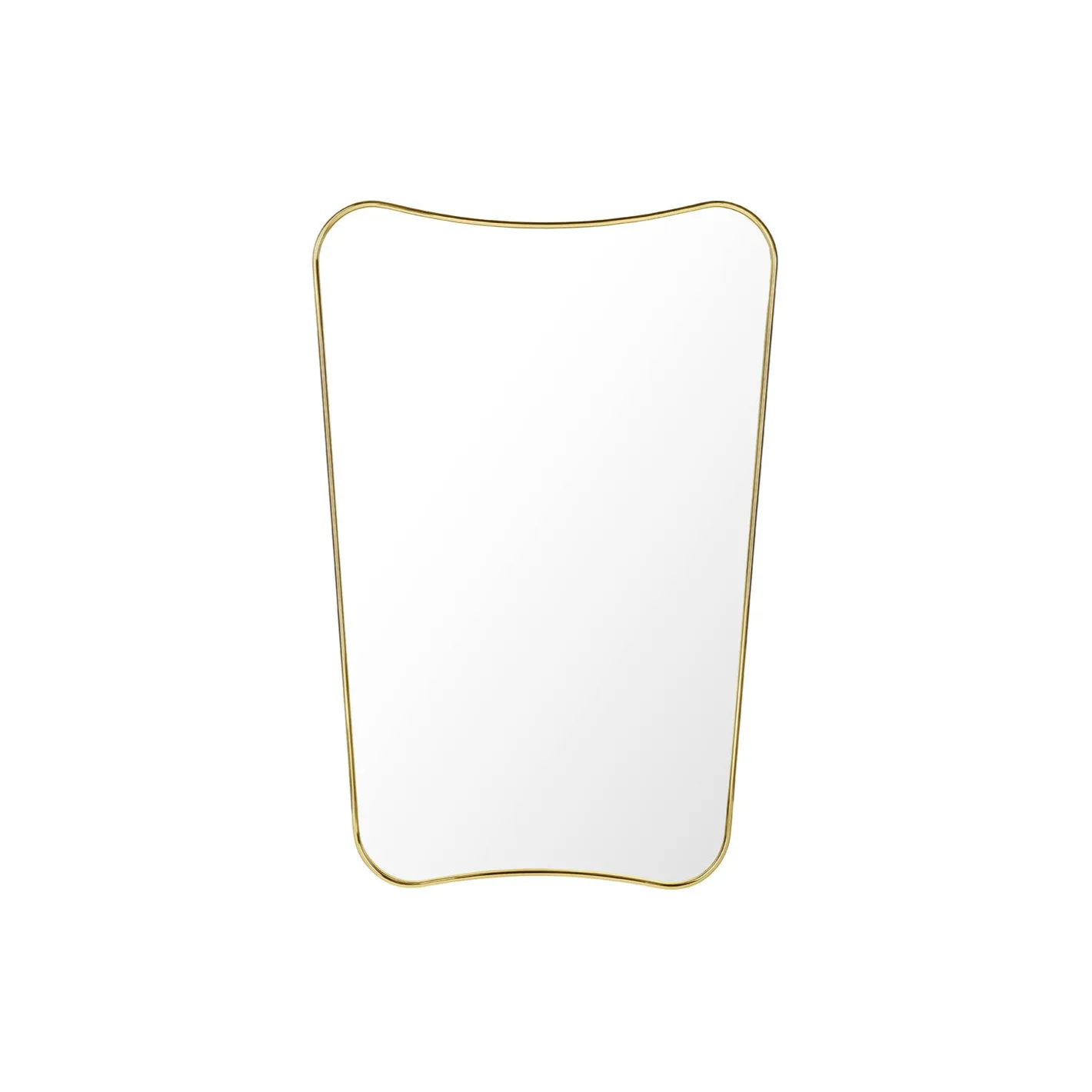 GUBI F.A. 33 Wall Mirror, polished brass> Vægspejle