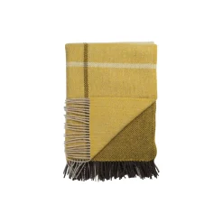 Sale Røros Tweed FILOS Throw, yellow
