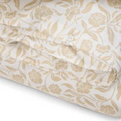 Lexington Flowers Cotton Sateen Bed Set, white/beige> Sengetøj