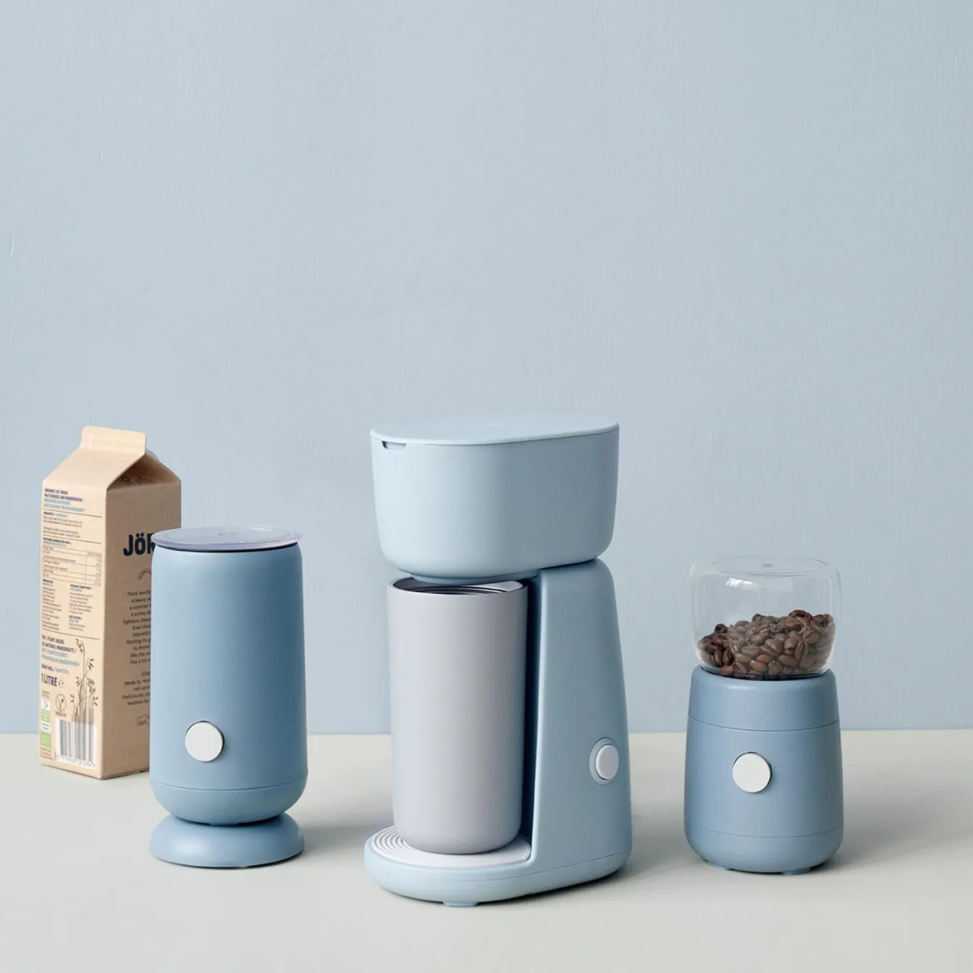 Outlet RIG-TIG FOODIE single cup kaffemaskine, light blue