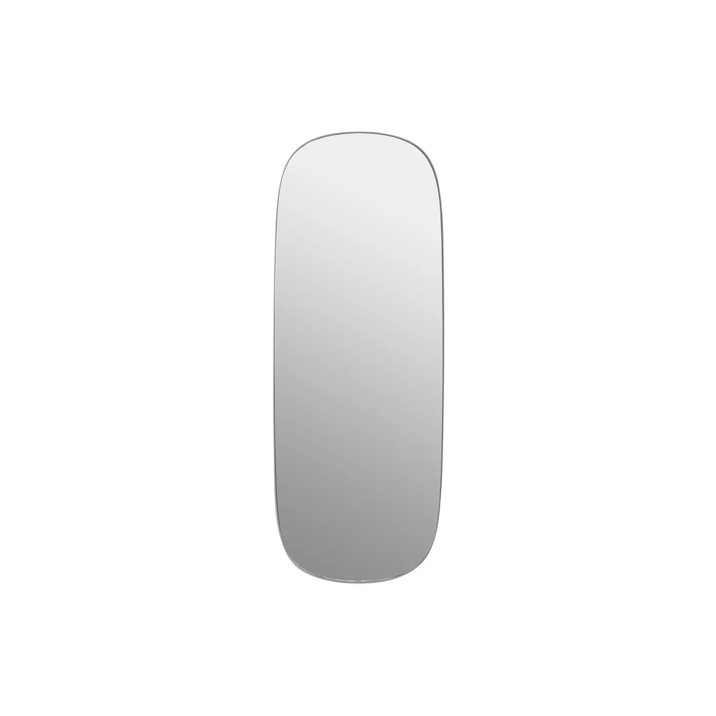 Sale Muuto Framed Mirror, grey/clear