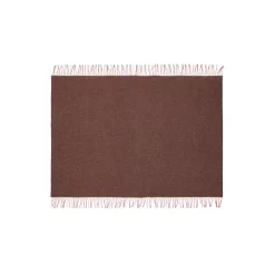 Silkeborg Uldspinderi Franja plaid, 01232 pink-brown