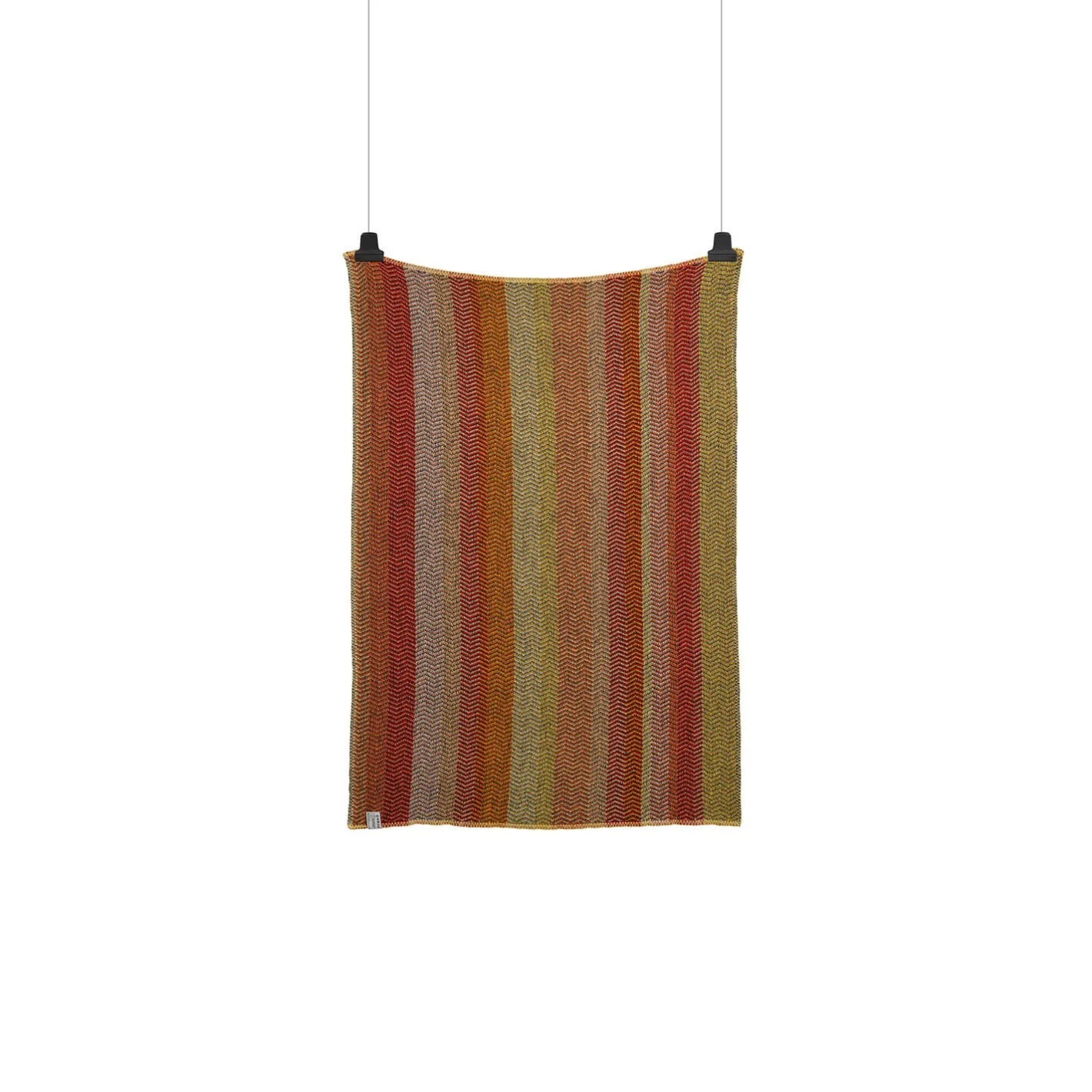 Sale Røros Tweed FRI Half Size Throw, summer red