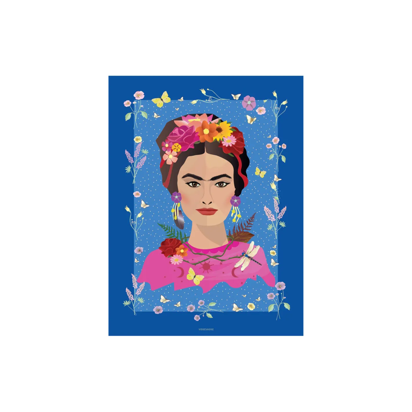ViSSEVASSE Frida Kahlo støtteplakat> Plakater & Rammer
