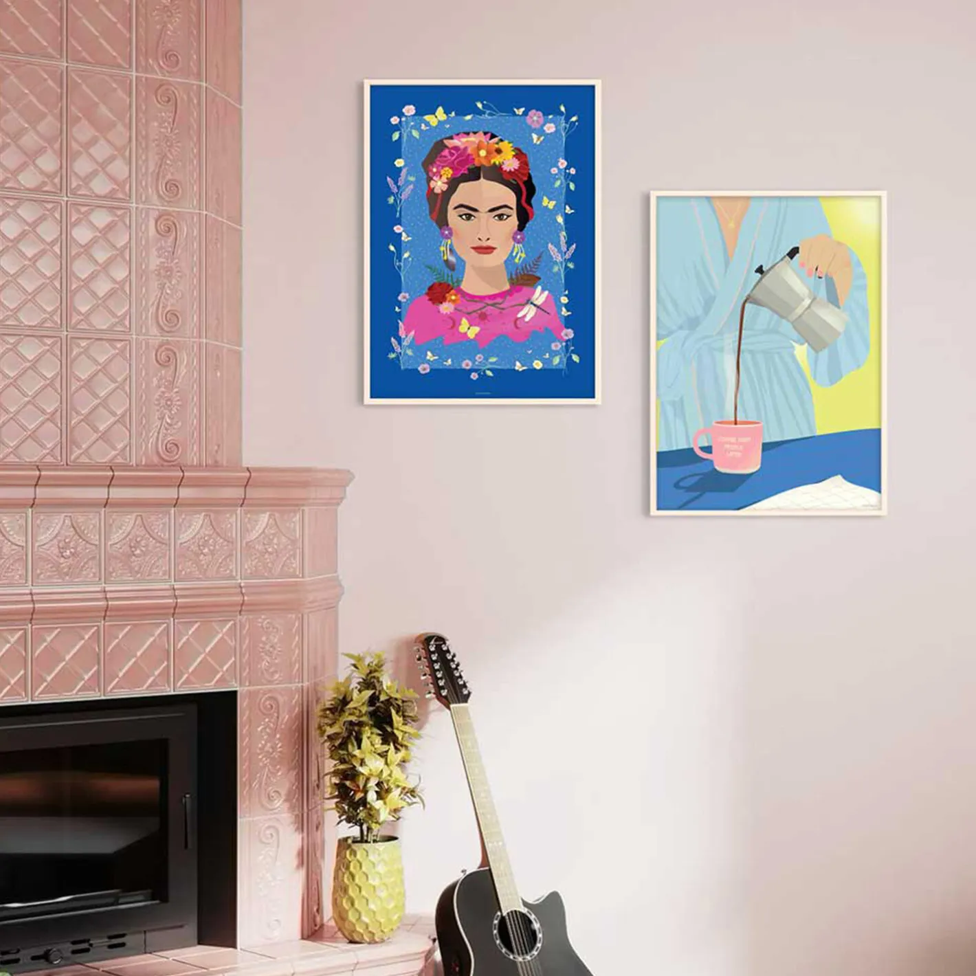 ViSSEVASSE Frida Kahlo støtteplakat> Plakater & Rammer