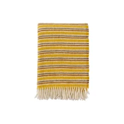 Hot Klippan Yllefabrik Frida plaid, mustard