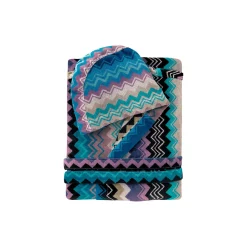 Missoni Home Giacomo badekåbe, 170 turquoise multi colour>Dame Nattøj & Loungewear|Badekåber