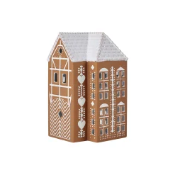 Hot Kähler Gingerbread lyshus stor, brun