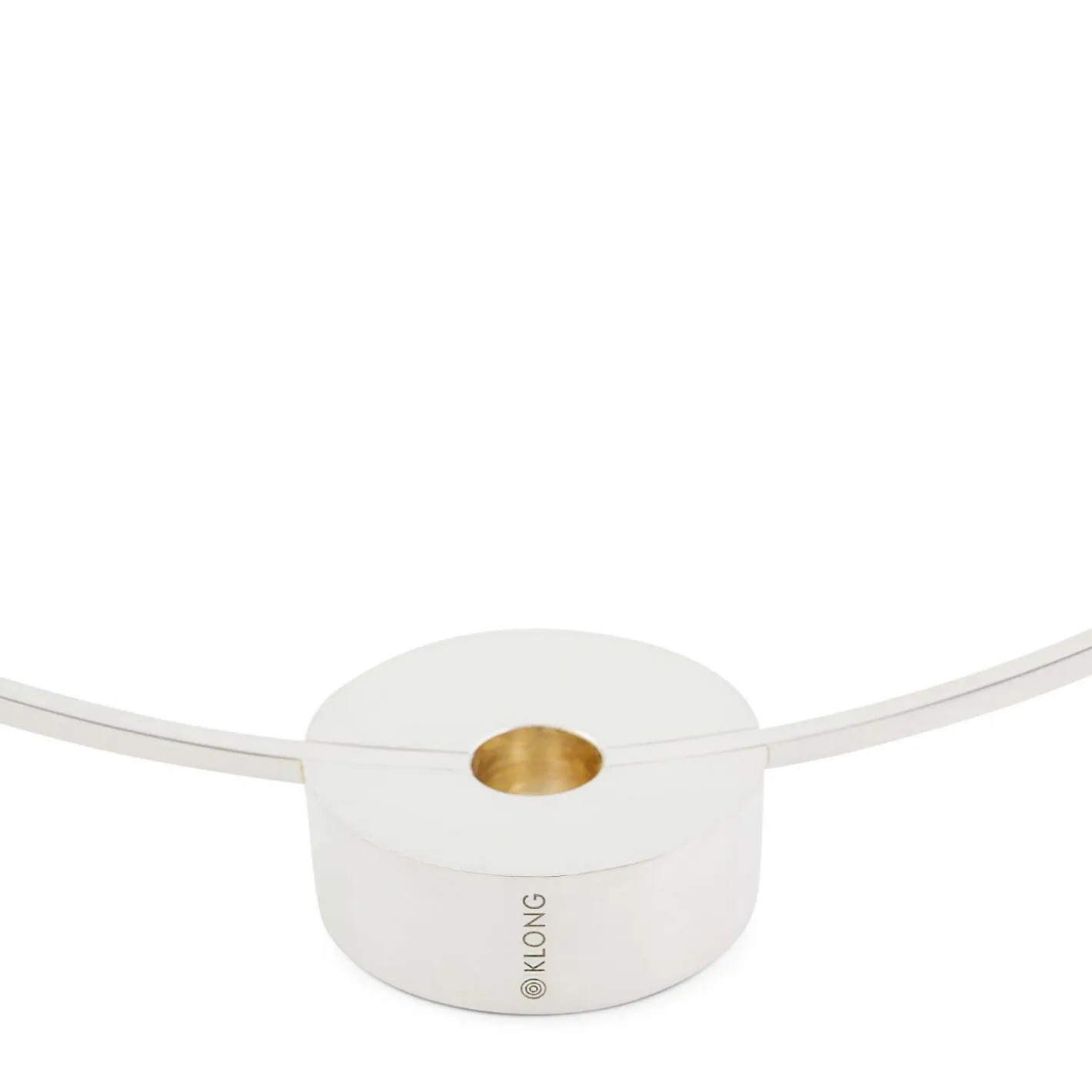 New Klong Gloria Candleholder Large nickel