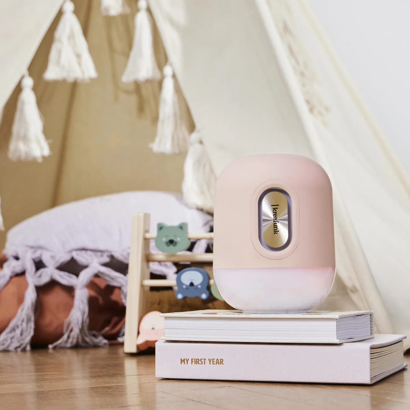Kreafunk Glowie Bluetooth højttaler og lampe,> Højtalere & Radioer
