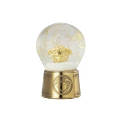 Rosenthal x Versace Golden Medusa Snow Globe> Pynt