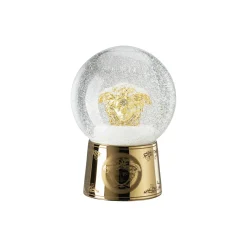Rosenthal x Versace Golden Medusa Snow Globe> Pynt