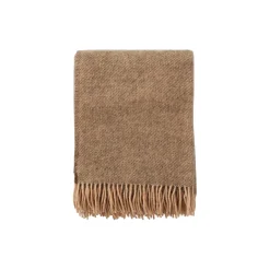 Hot Klippan Yllefabrik Gotland uld plaid, beige