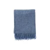 Klippan Yllefabrik Gotland uld plaid, infinity blue> Plaider