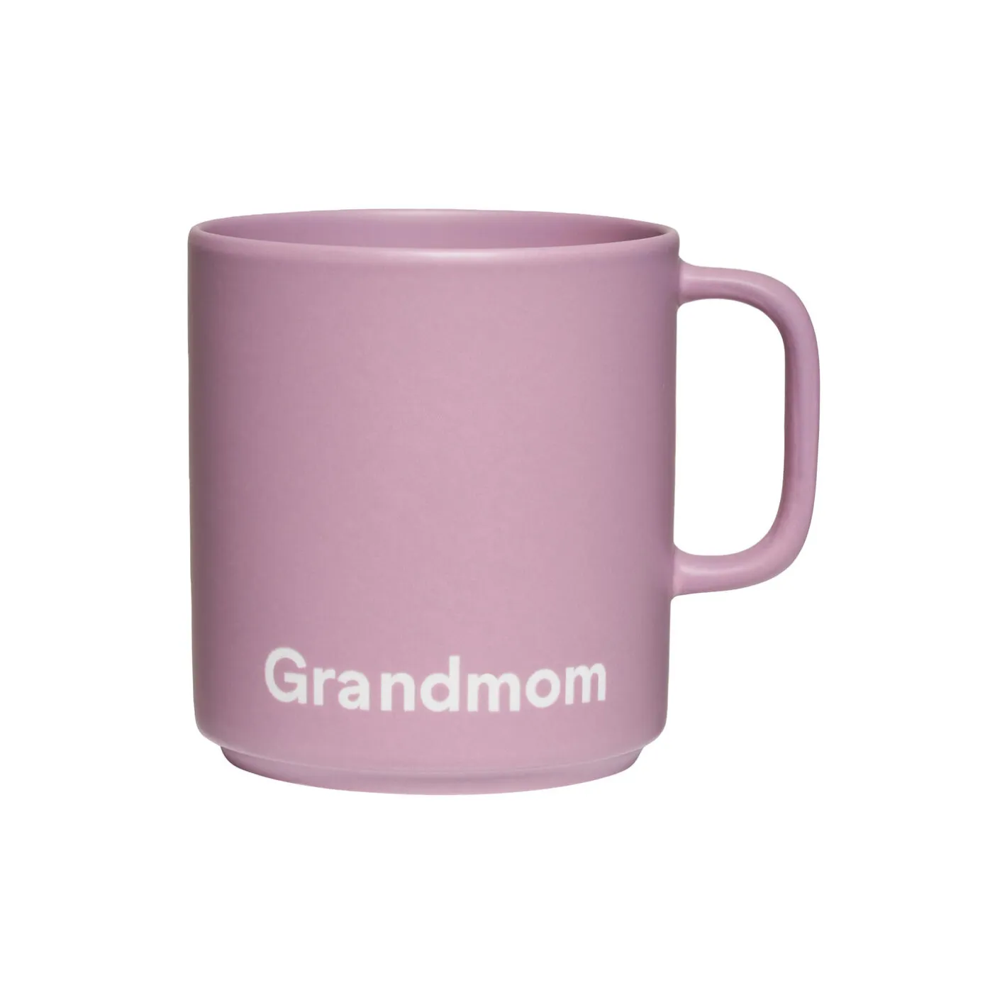 Best Design Letters GRANDMOM favourite kop med hank VIP lavender