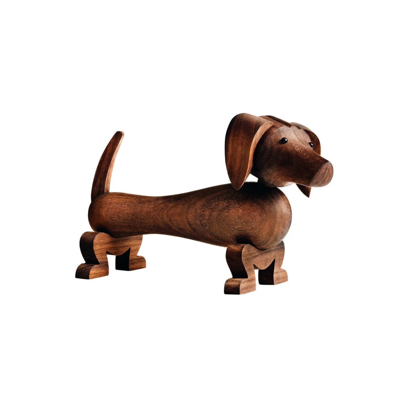 Kay Bojesen Denmark Gravhund, valnød> Figurer & Glaskunst