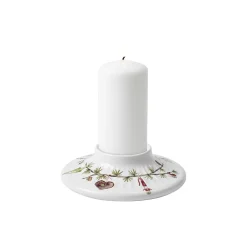 Outlet Kähler Hammershøi Christmas bloklysestage, hvid m. deko