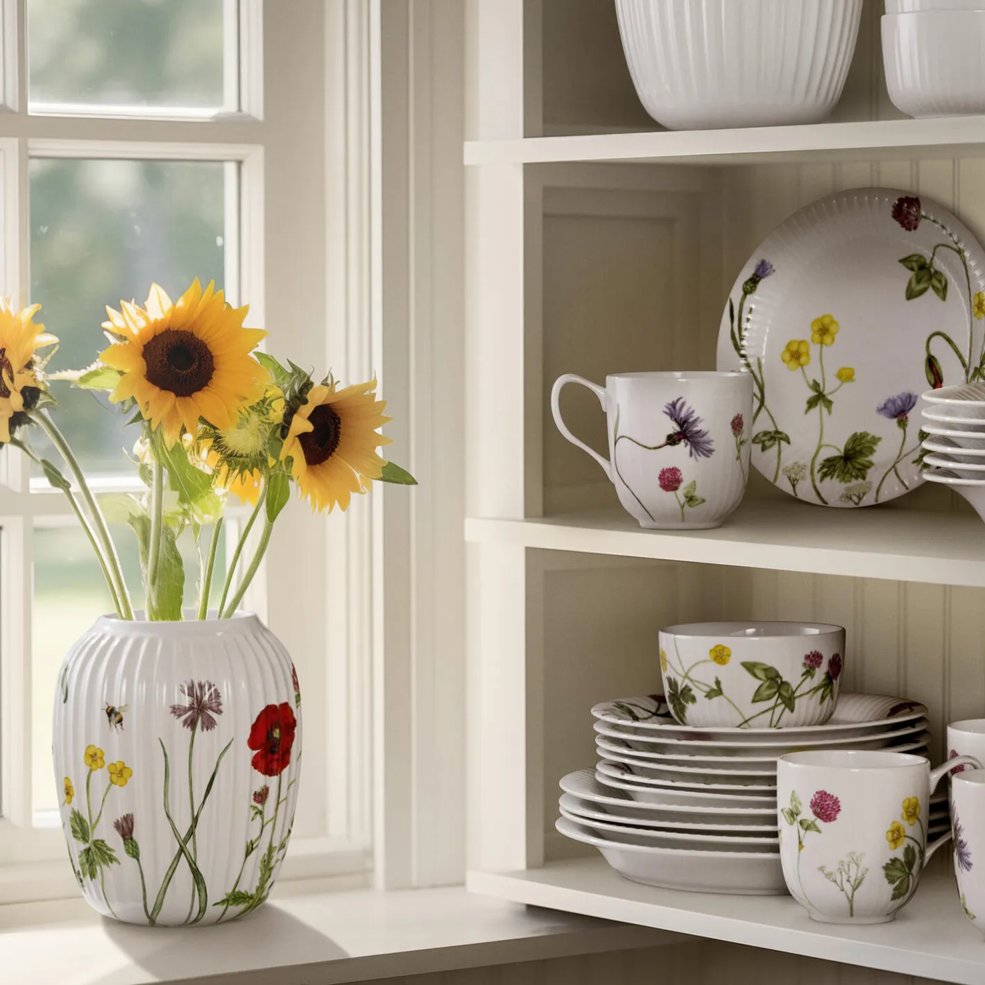 Kähler Hammershøi Summer Vase, wild flowers> Vaser