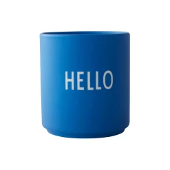 New Design Letters HELLO favoritkop cobalt blue