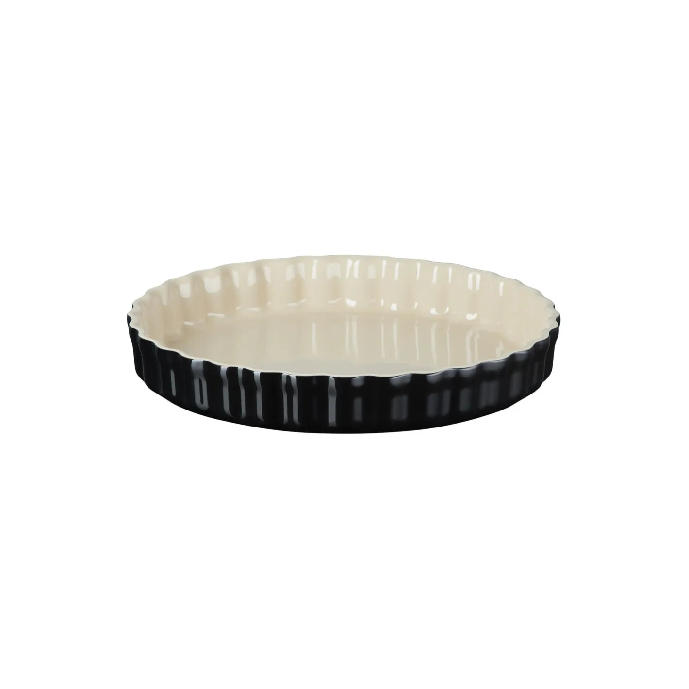 Discount Le Creuset Heritage tærtefad, black
