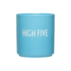 New Design Letters HIGH FIVE favoritkop swim cap blue