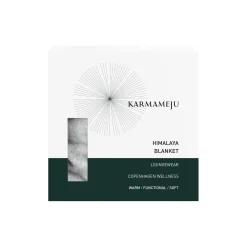 Karmameju HIMALAYA fleecetæppe, light grey> Plaider