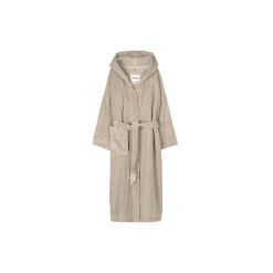 Aiayu Hooded Bathrobe Terry, dried linen>Dame Nattøj & Loungewear|Badekåber