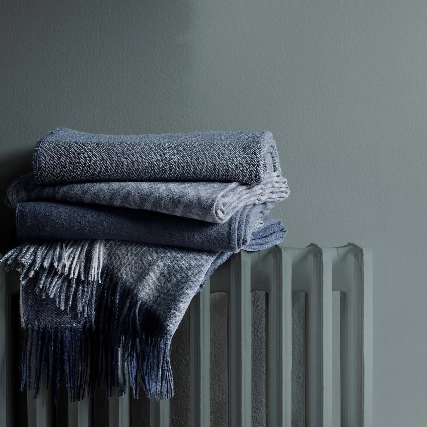 Best ELVANG Horizon plaid, dark blue