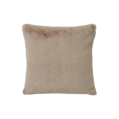 Lexington Hotel Faux Fur pudebetræk, lt beige> Pyntepuder & Hynder